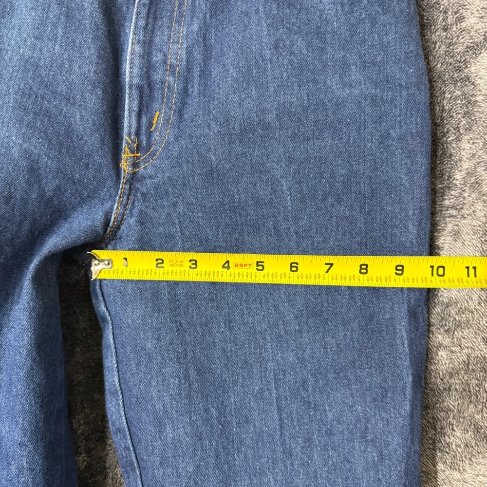 Vintage 80s‎ Chic H.I.S Denim MOM Jeans High-Waisted Women Size 25" Blue Western - Picture 8 of 10